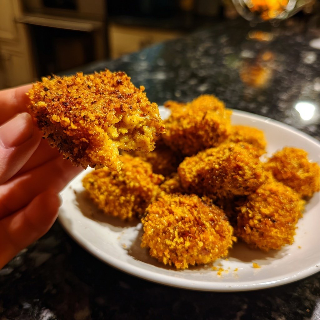 Crispy Polenta Veggie Nuggets