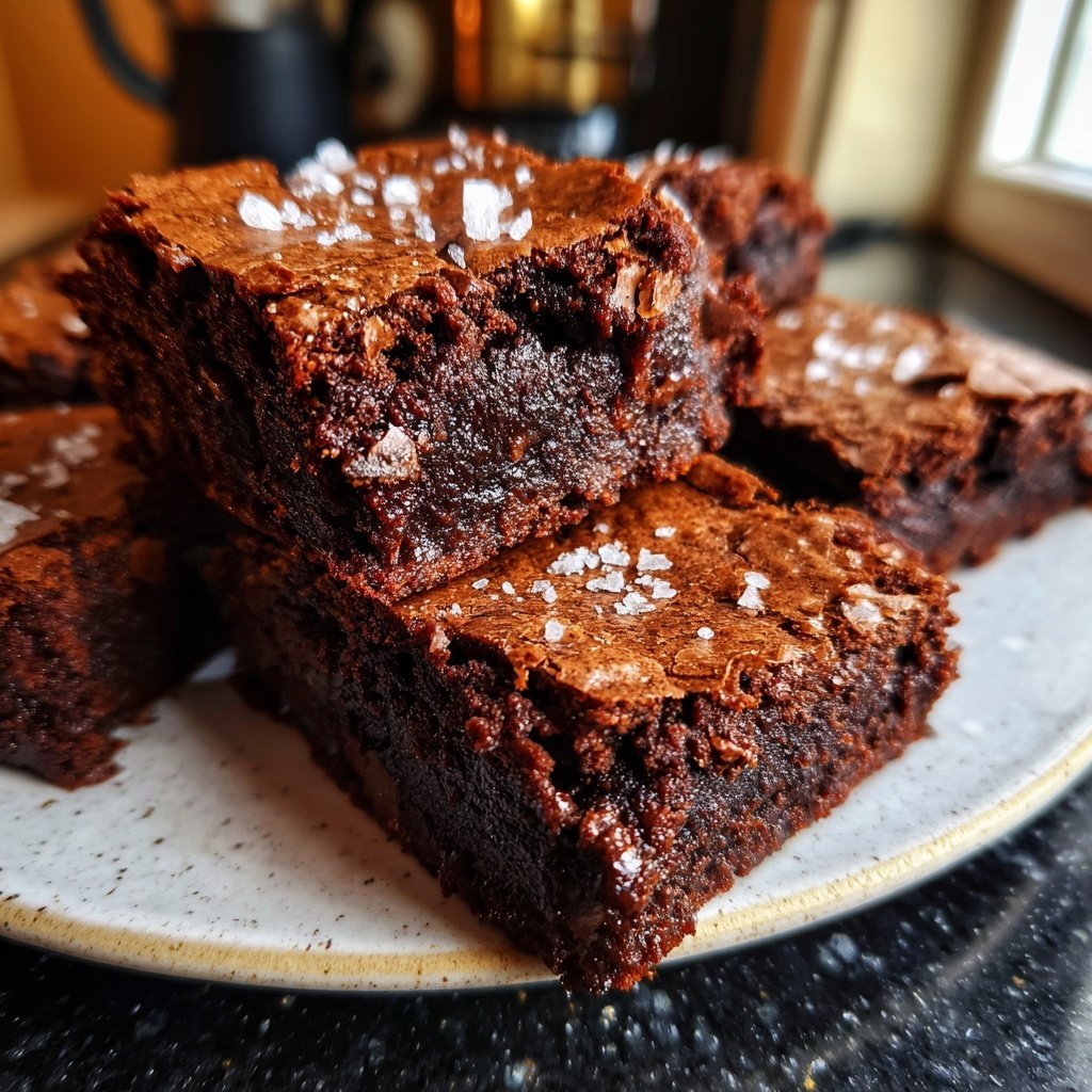 Chewy Brownies With Sourdough Discard