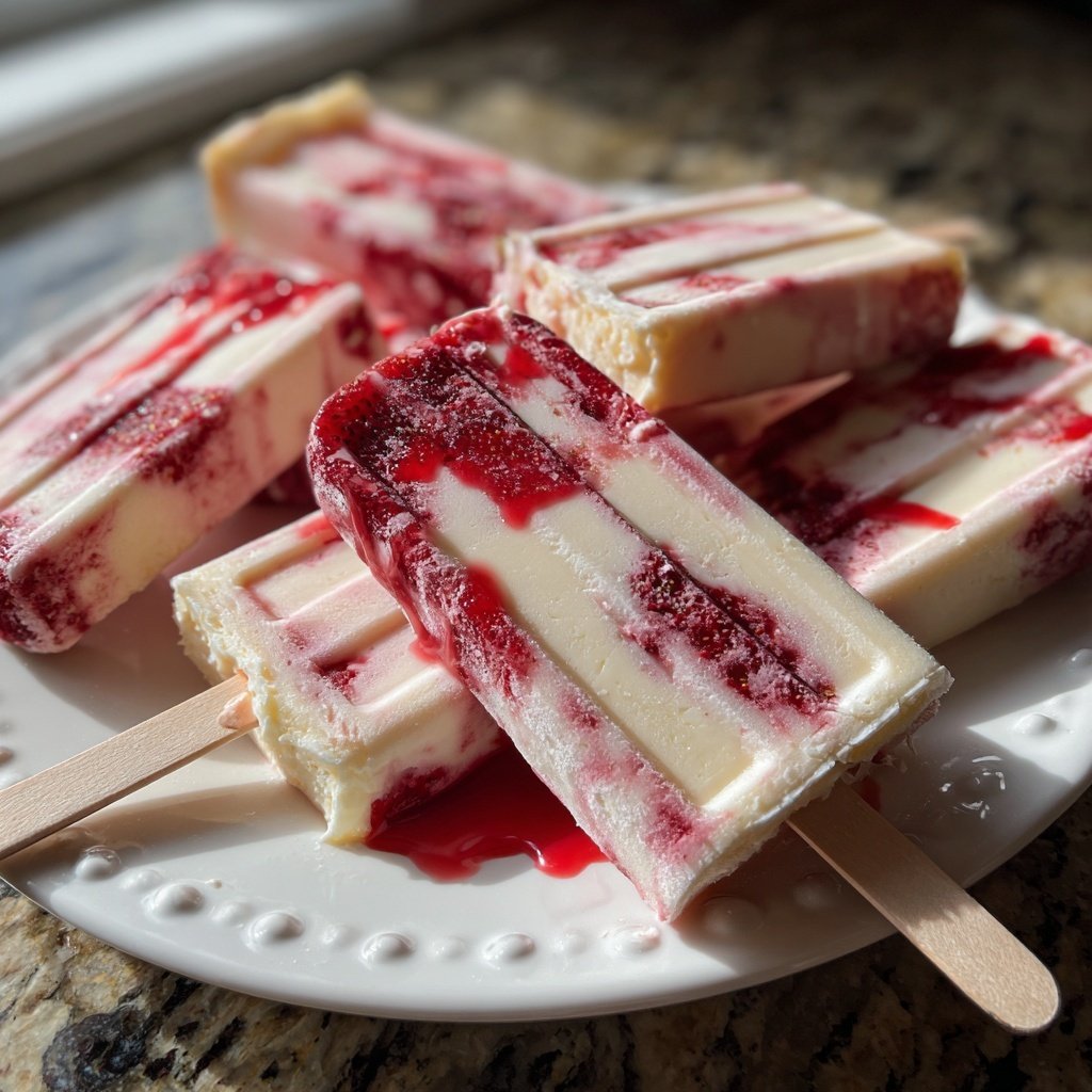 Valentines Snacks Strawberry Cream Pops