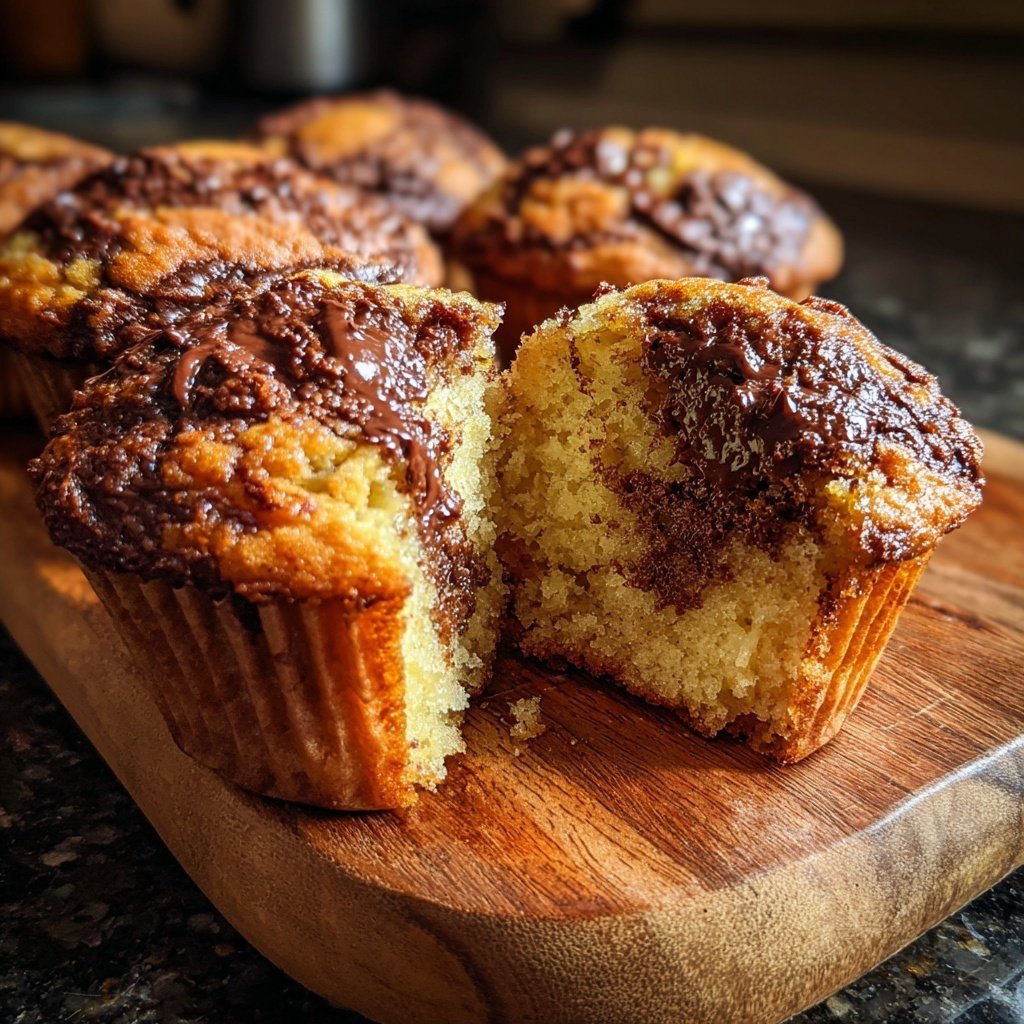 Chocolate Banana Breakfast Muffins