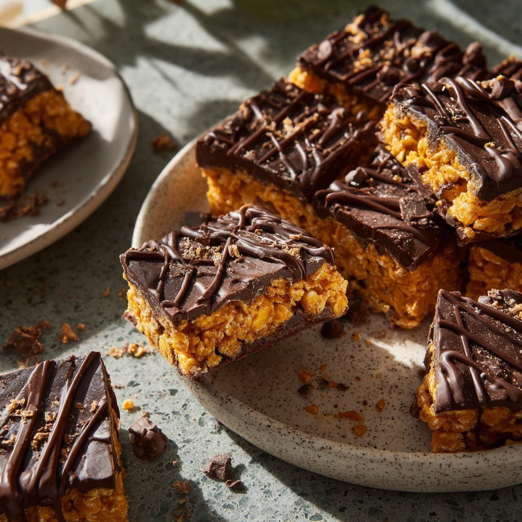 Chocolate Honeycomb Bars
