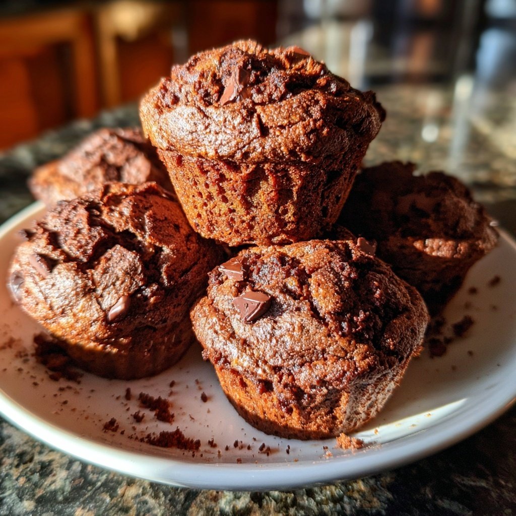 Chocolate Almond Flour Muffins