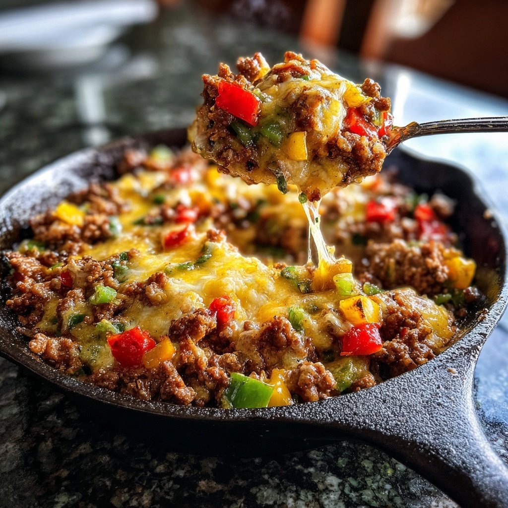Hamburger Meat Shepherd Style Skillet