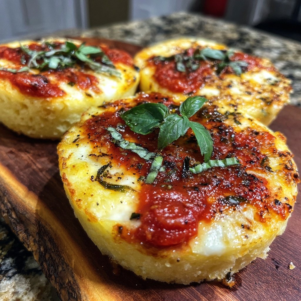 Valentine Dinner Baked Polenta Rounds