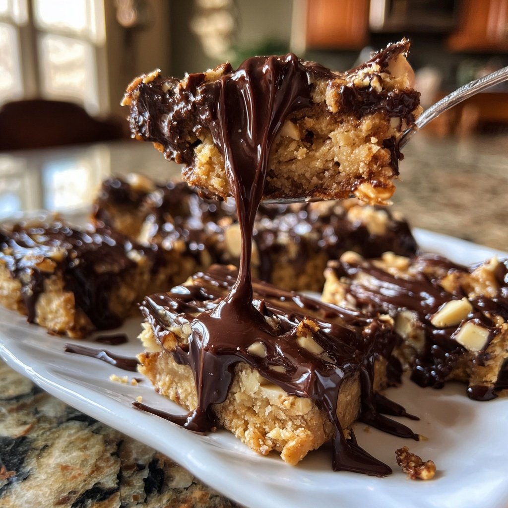 Chocolate Tahini Almond Fudge