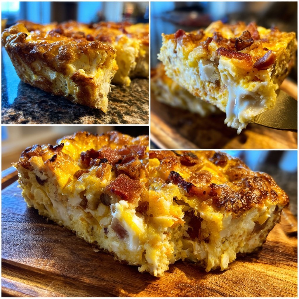 Breakfast Casserole With Eggs And Cheese