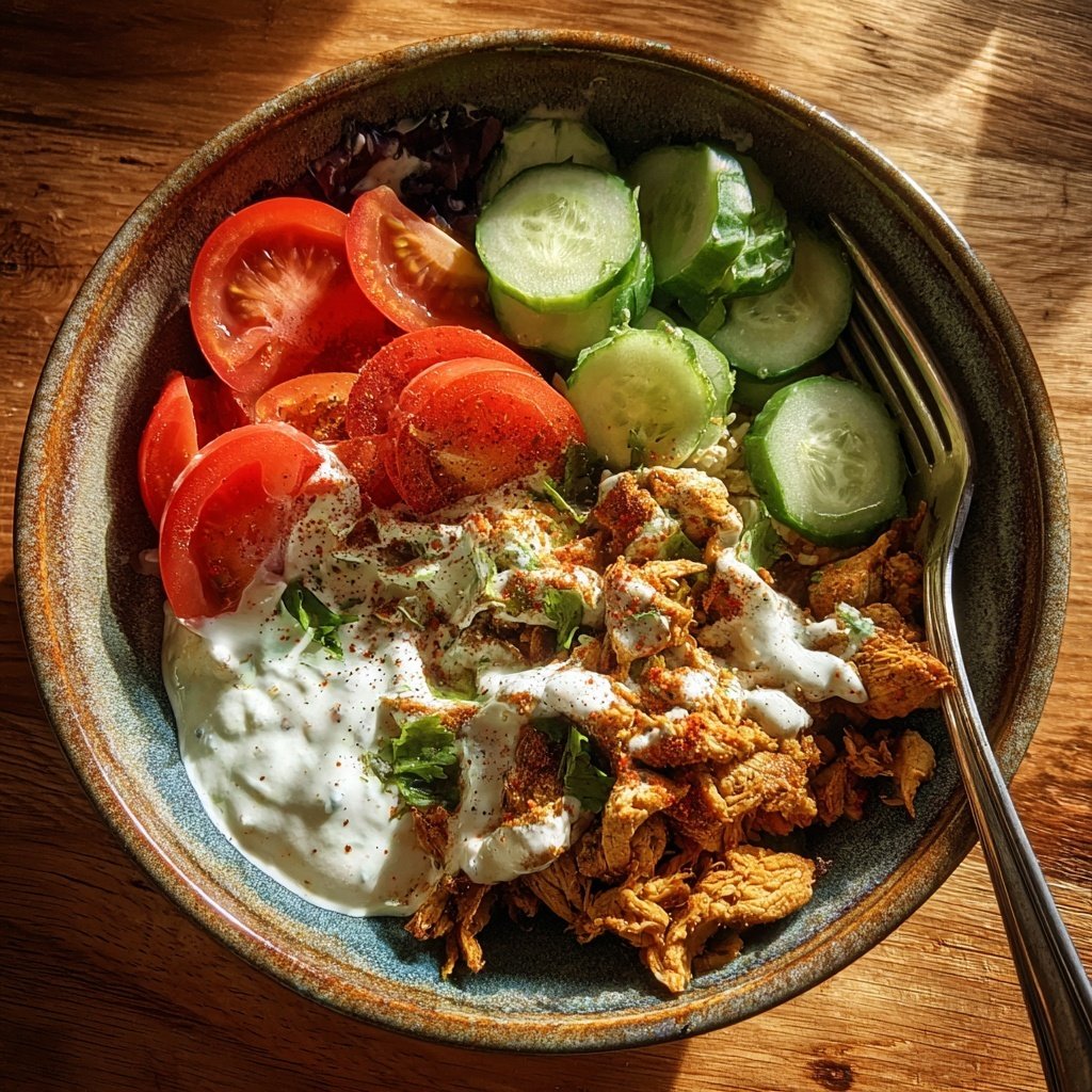Easy Chicken Shawarma Bowl