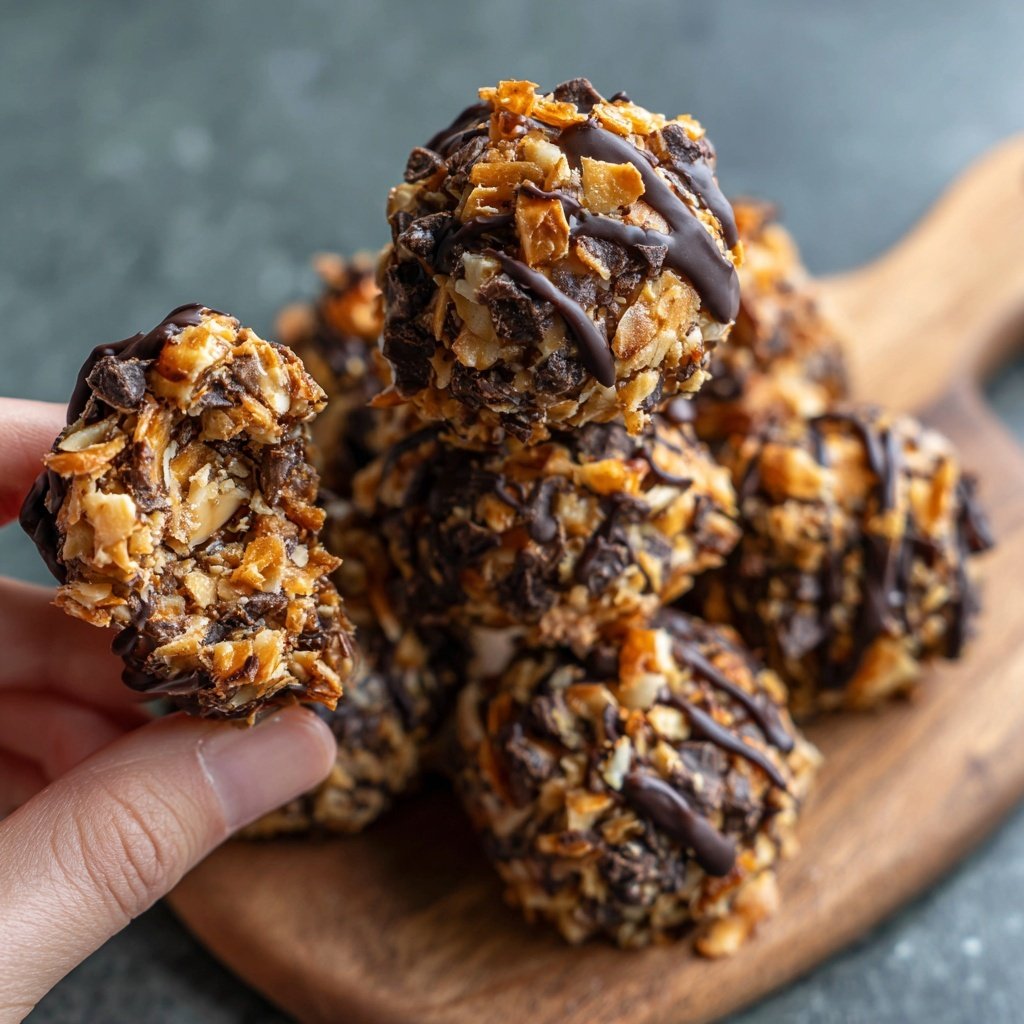 Chocolate Coconut Almond Snack Bites